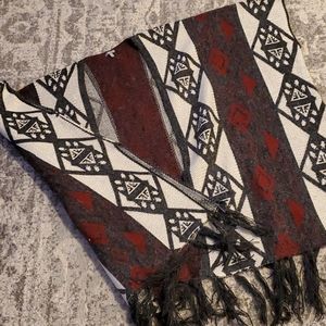 Tribal Sweater Poncho
